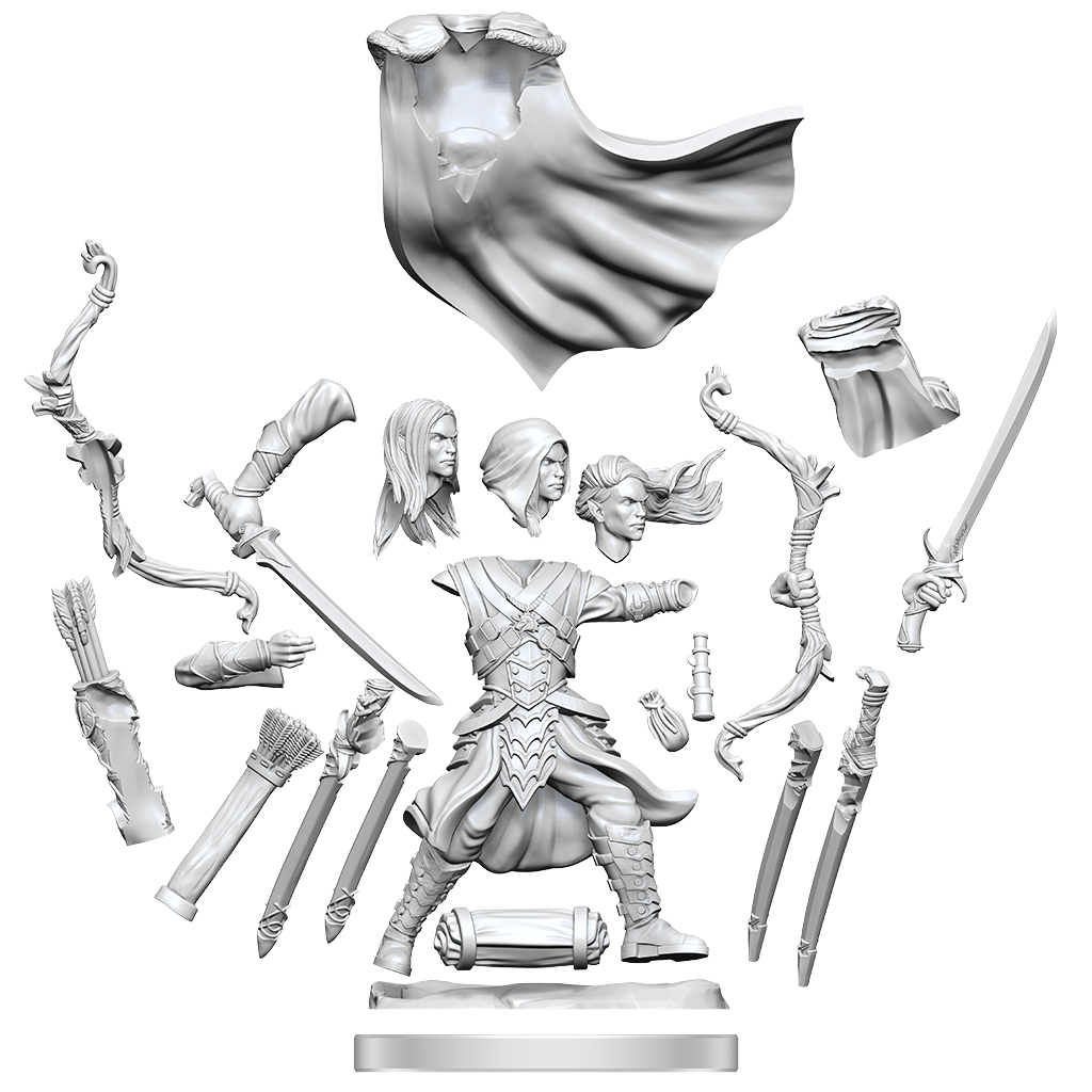 DND FRAMEWORKS: ELF RANGER MALE | The CG Realm
