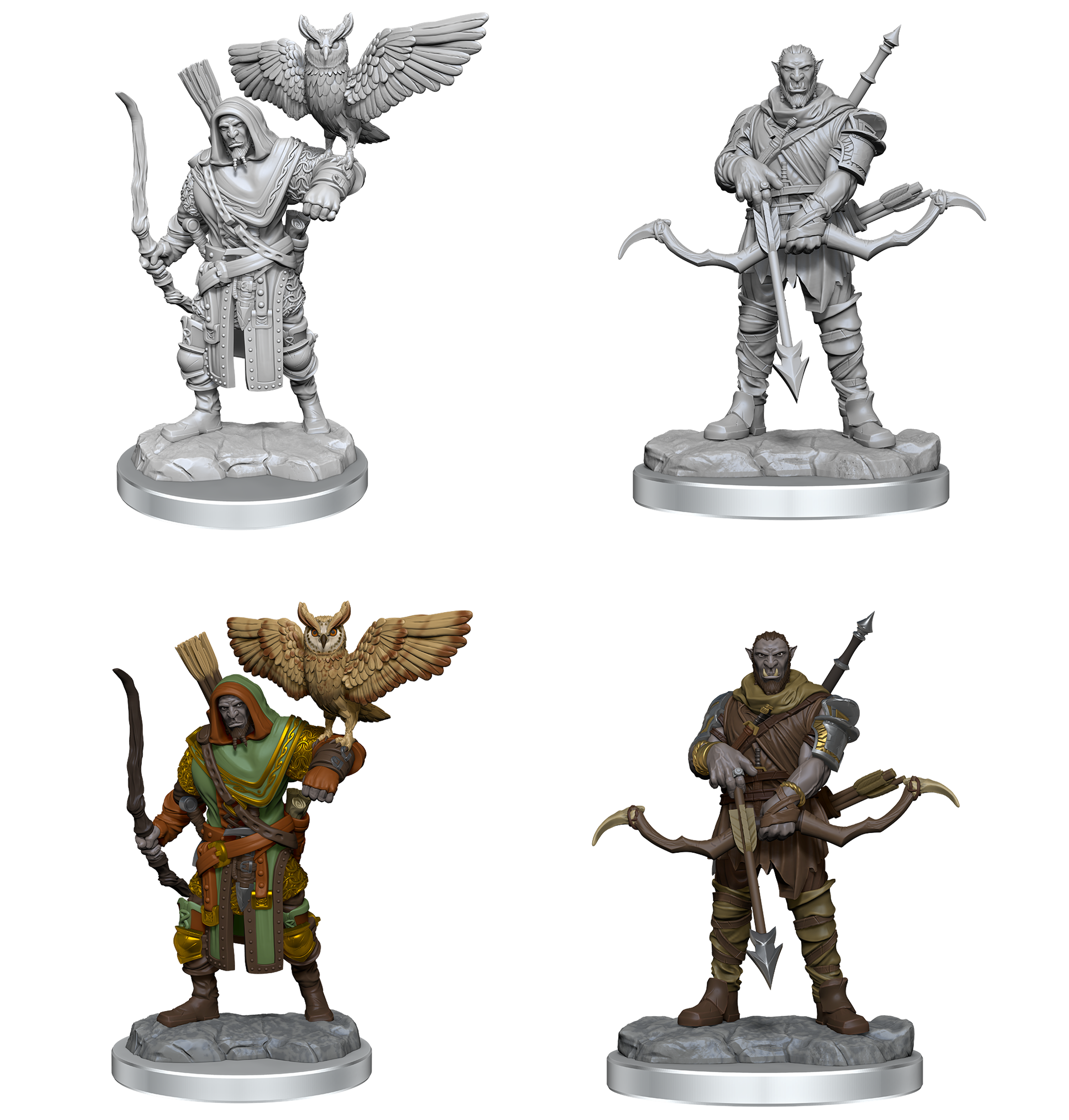 DND UNPAINTED MINIS WV17 ORC RANGER MALE | The CG Realm