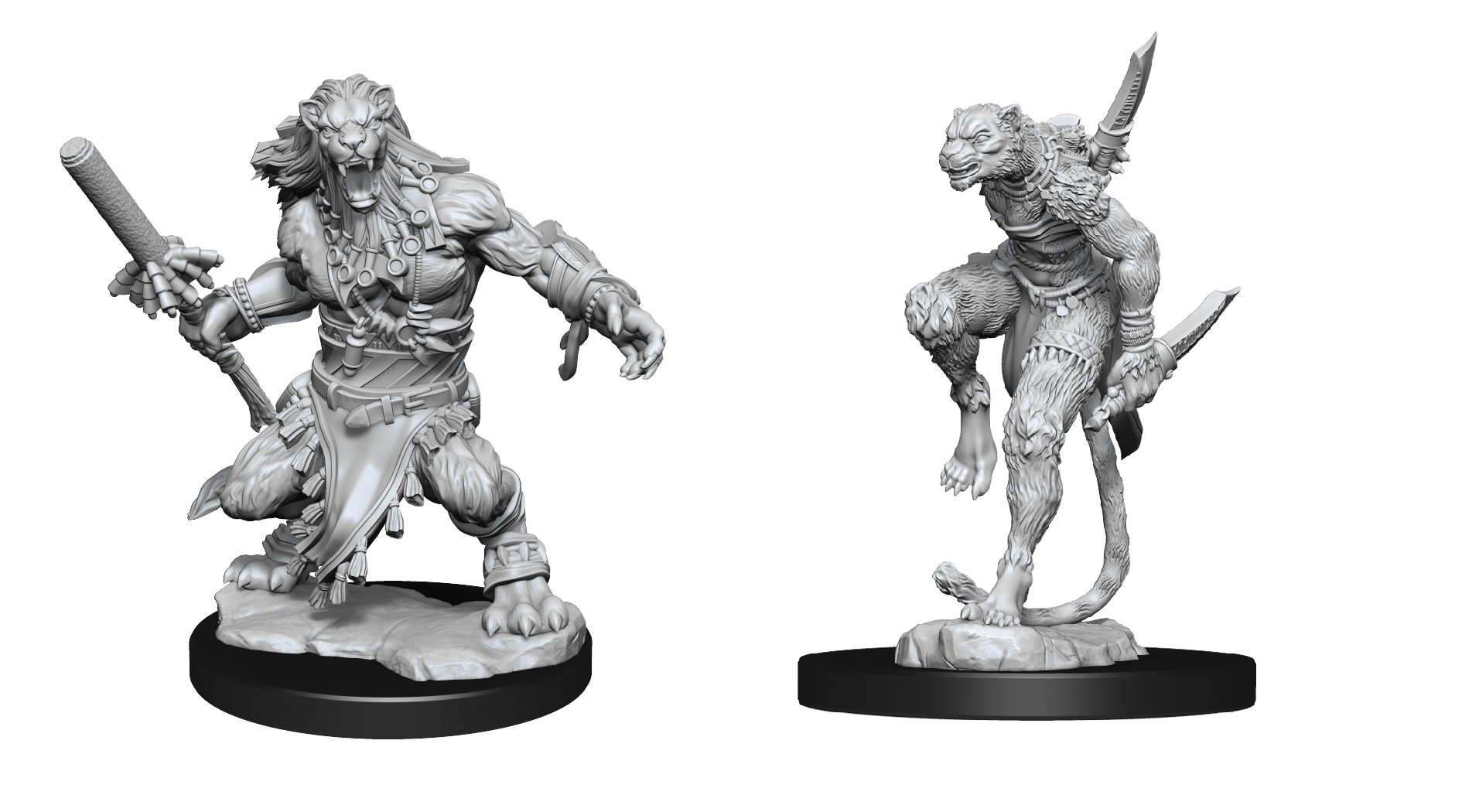 MTG UNPAINTED MINIS WV3 WILD NACATLS | The CG Realm