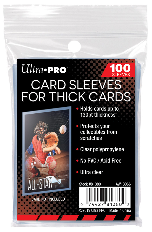 UP SLEEVES CARD THICK 130PT 100CT | The CG Realm