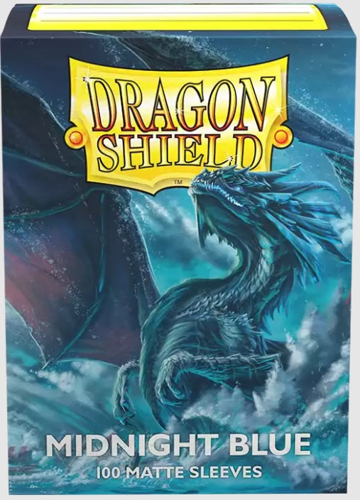 DRAGON SHIELD SLEEVES MATTE MIDNIGHT BLUE 100CT | The CG Realm