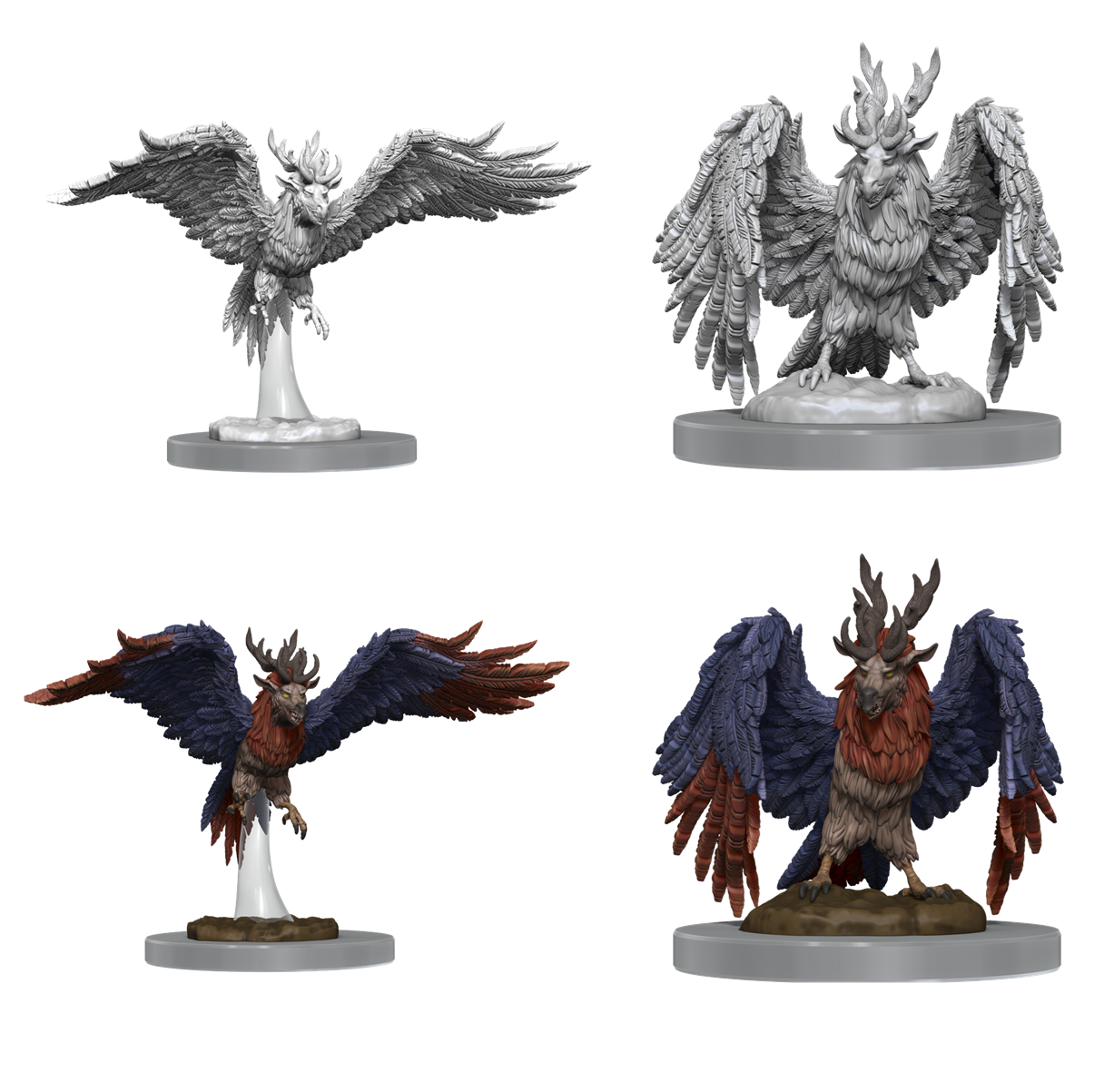 DND UNPAINTED MINIS WV20 PERYTONS | The CG Realm