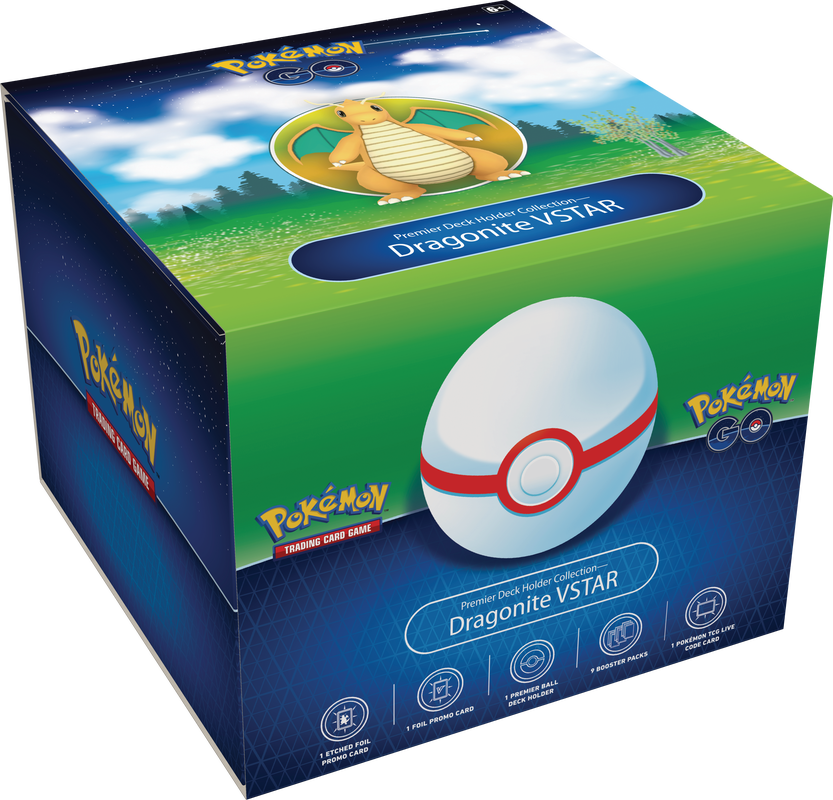 POKEMON GO PREMIER DECK HOLDER DRAGONITE VSTAR  (Release Date:  2022-09-30)