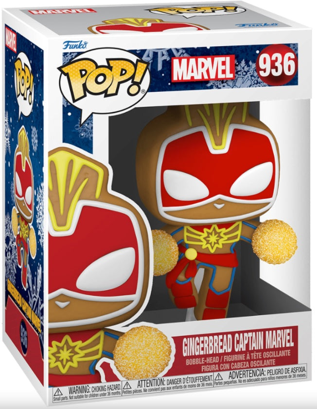 POP! MARVEL HOLIDAY - CAPTAIN MARVEL | The CG Realm