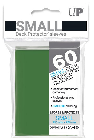 60ct Ultra Pro Green Small Deck Protectors