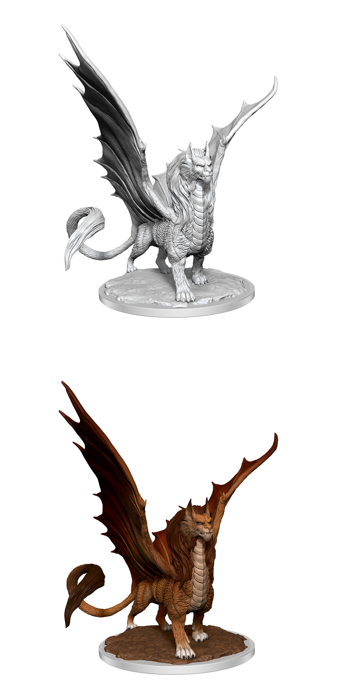 DND UNPAINTED MINIS WV17 DRAGONNE | The CG Realm