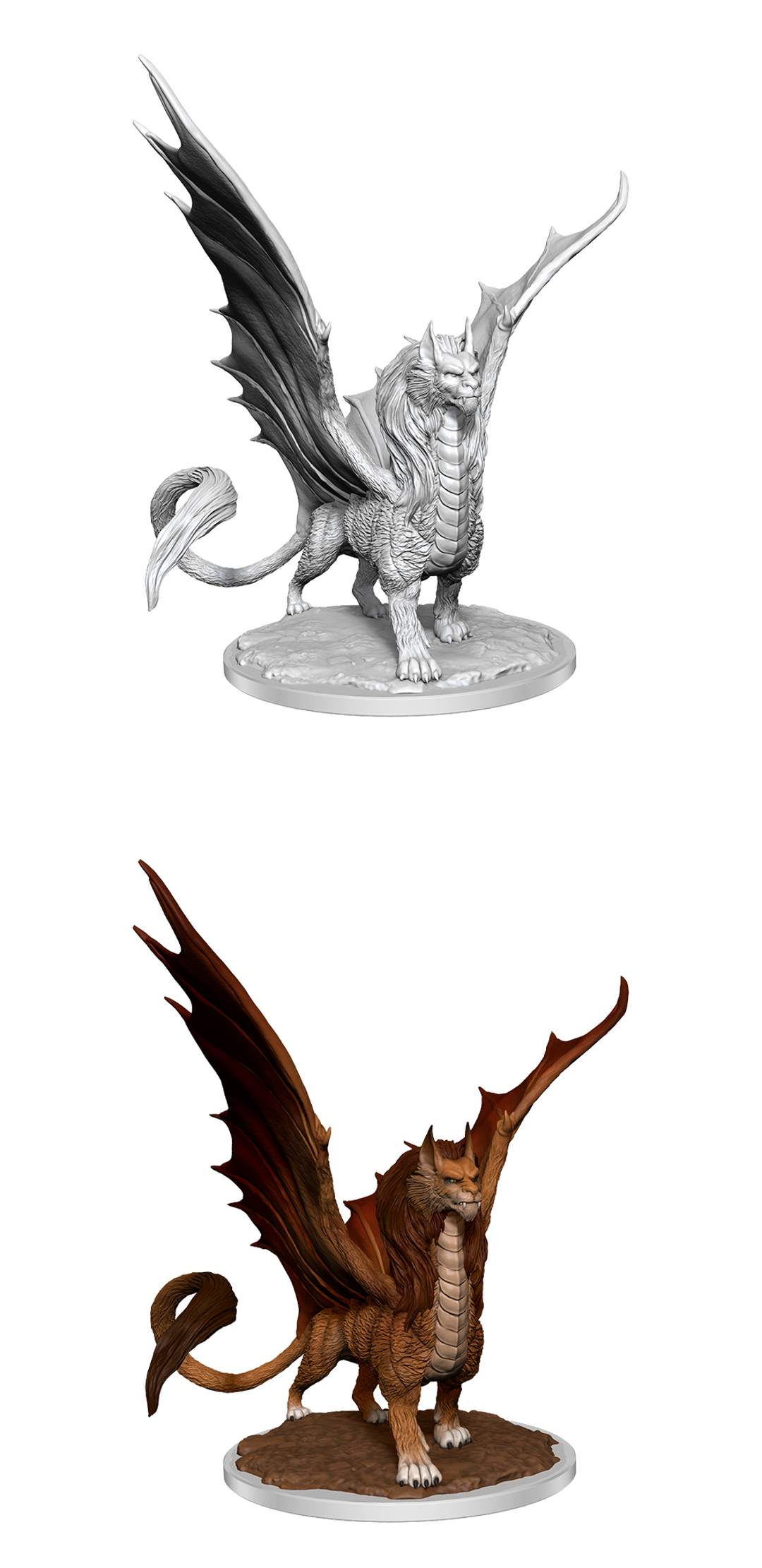 DND UNPAINTED MINIS WV17 DRAGONNE