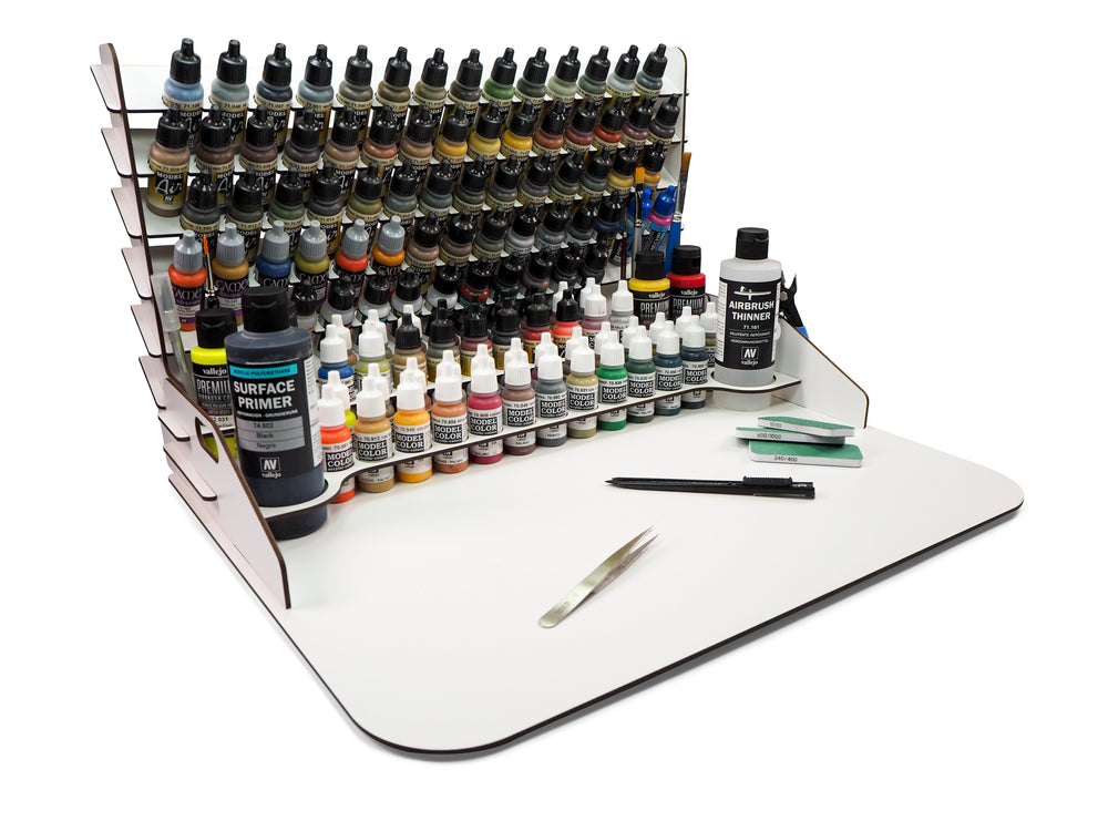 VALLEJO: PAINT DISP/WORK STATION 50X37CM W/STORAGE