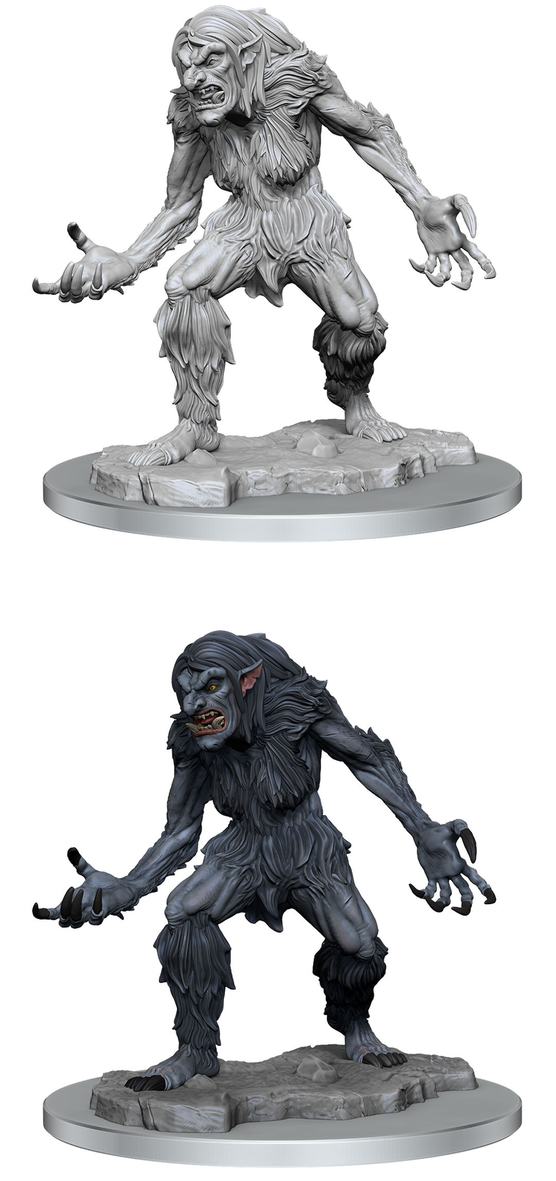 DND UNPAINTED MINIS WV16 ICE TROLL FEMALE