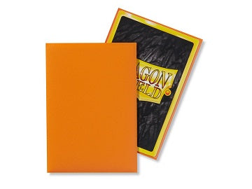 DRAGON SHIELD SLEEVES JAPANESE MATTE ORANGE 60CT