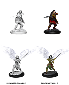D&D Unpainted Miniature Nolzur's Aasimar Fighter