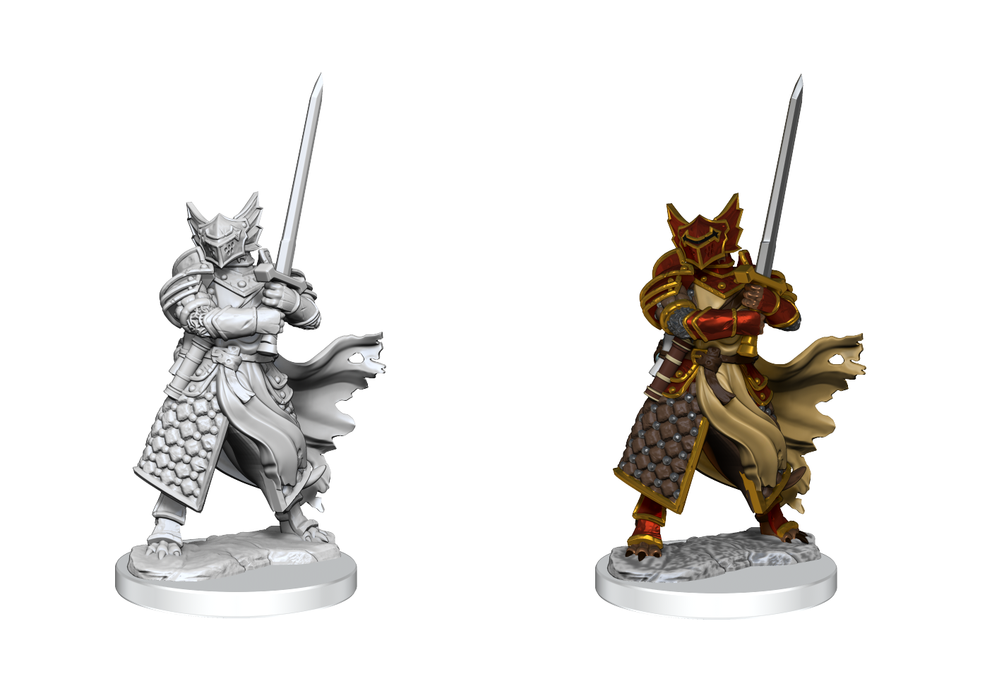 DND FRAMEWORKS: DRAGONBORN PALADIN MALE | The CG Realm