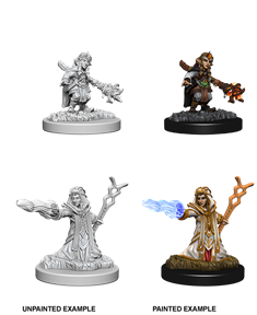 D&D unpainted Miniature Nolzur's Gnome Wizard