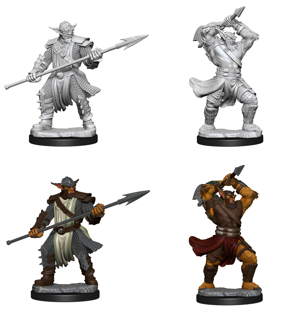 CR UNPAINTED MINIS WV1 BUGBEAR FIGHTER MALE