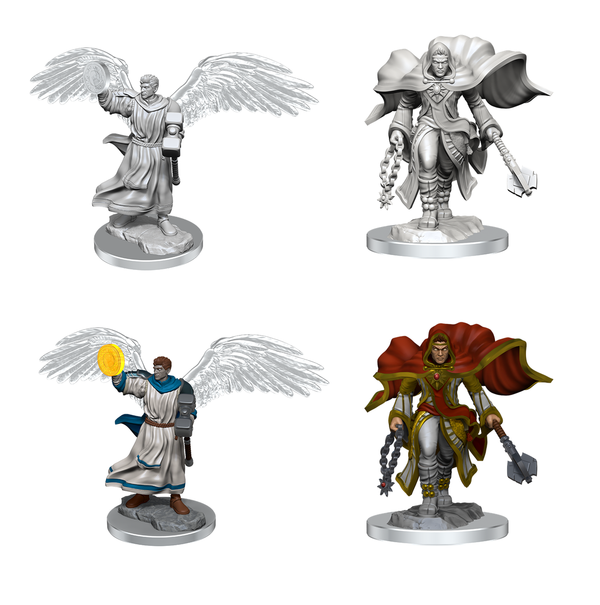 DND UNPAINTED MINIS WV20 AASIMAR CLERIC MALE | The CG Realm
