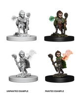 D&D Unpainted Miniature Deep Cuts Gnome Male Druid