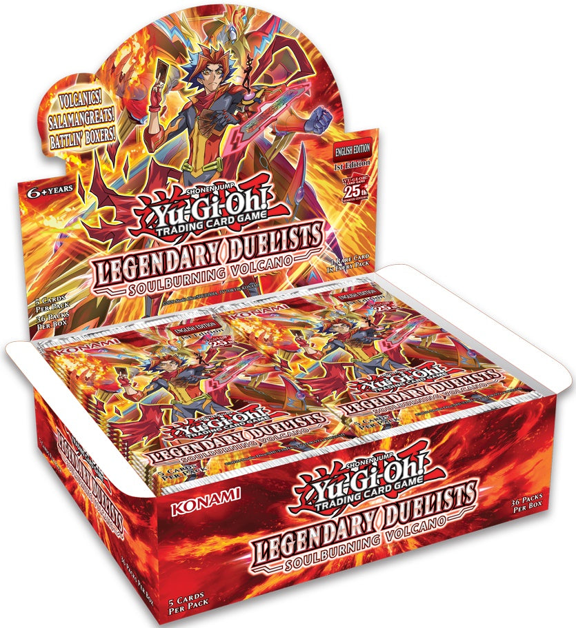YGO LEGENDARY DUELISTS SOULBURNING VOLCANO BST (Release Date:  2023-08-11)