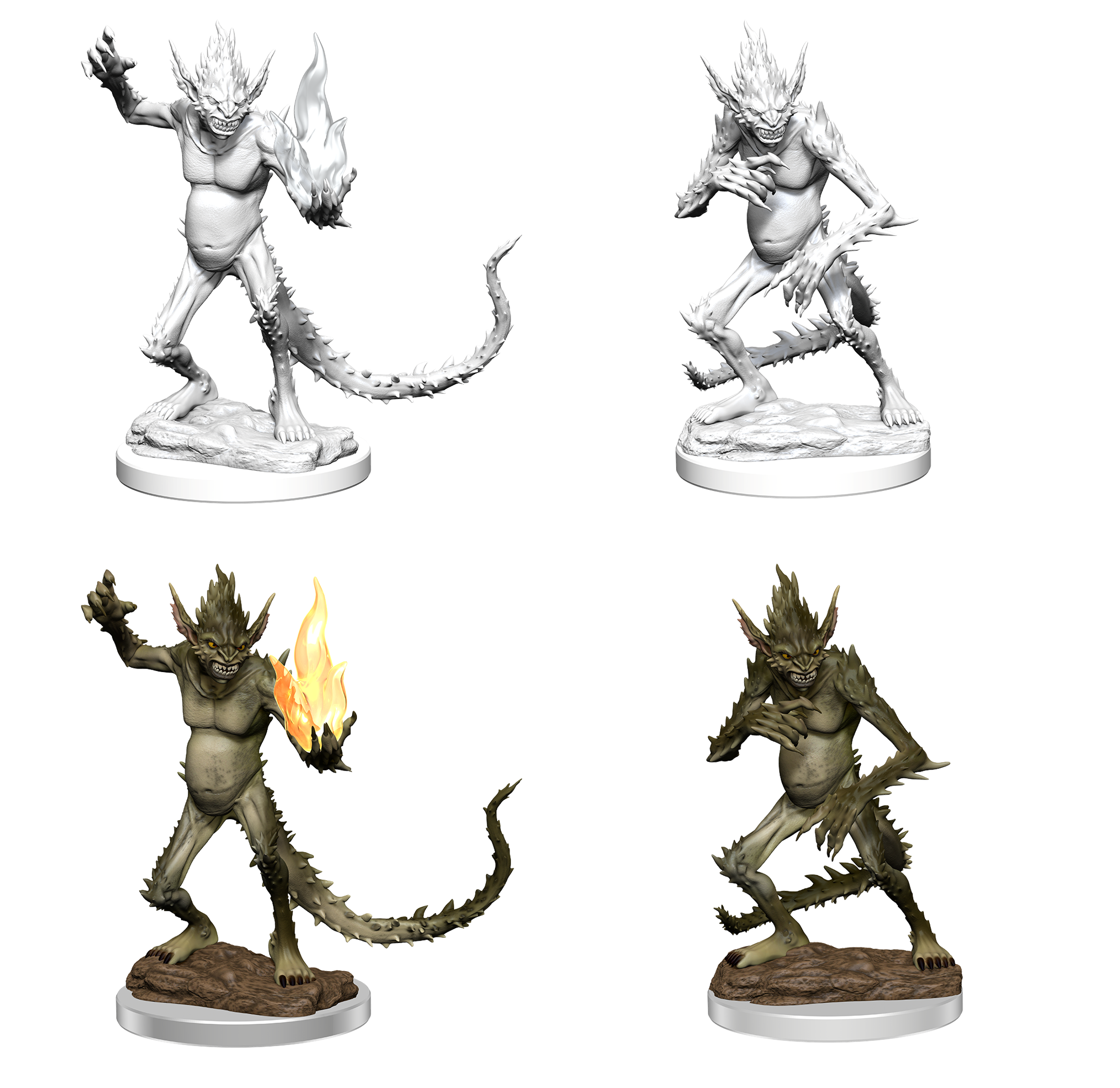 DND UNPAINTED MINIS WV16 BARBED DEVILS | The CG Realm