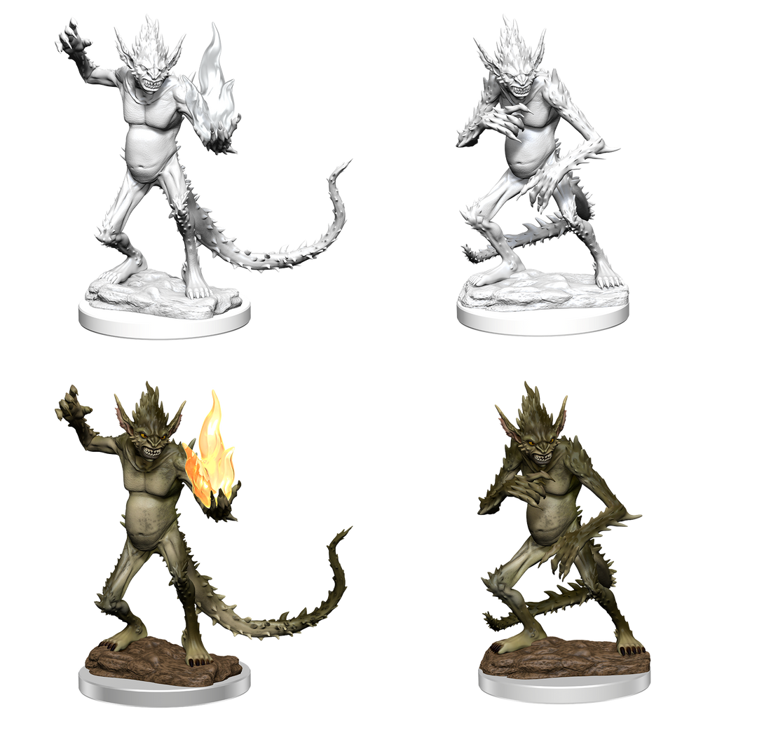 DND UNPAINTED MINIS WV16 BARBED DEVILS