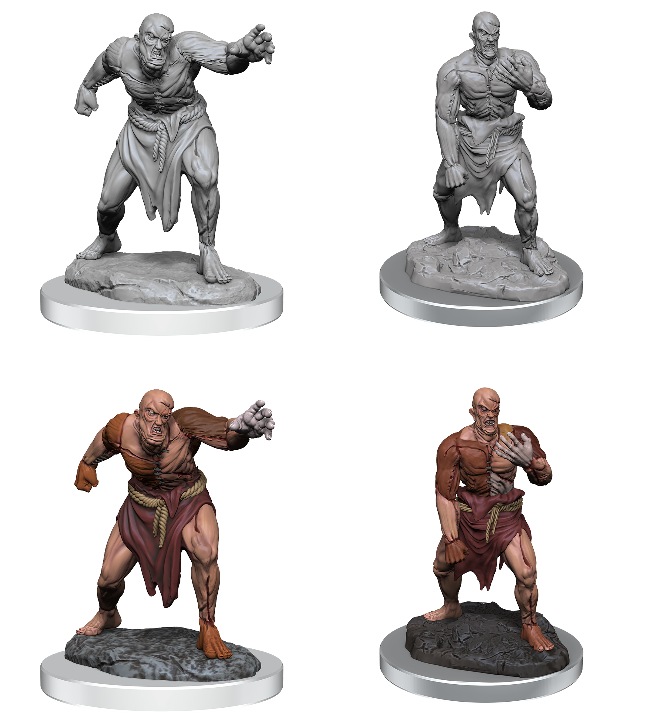 DND UNPAINTED MINIS WV17 FLESH GOLEMS | The CG Realm