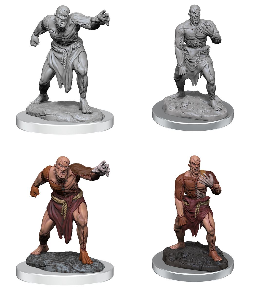 DND UNPAINTED MINIS WV17 FLESH GOLEMS