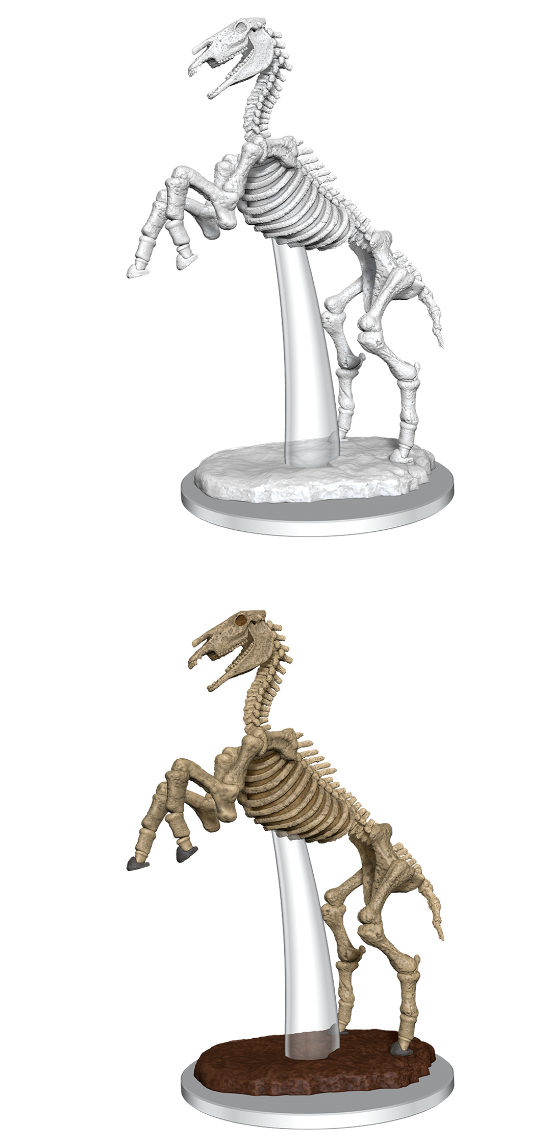 PF UNPAINTED MINIS WV16 SKELETAL HORSE