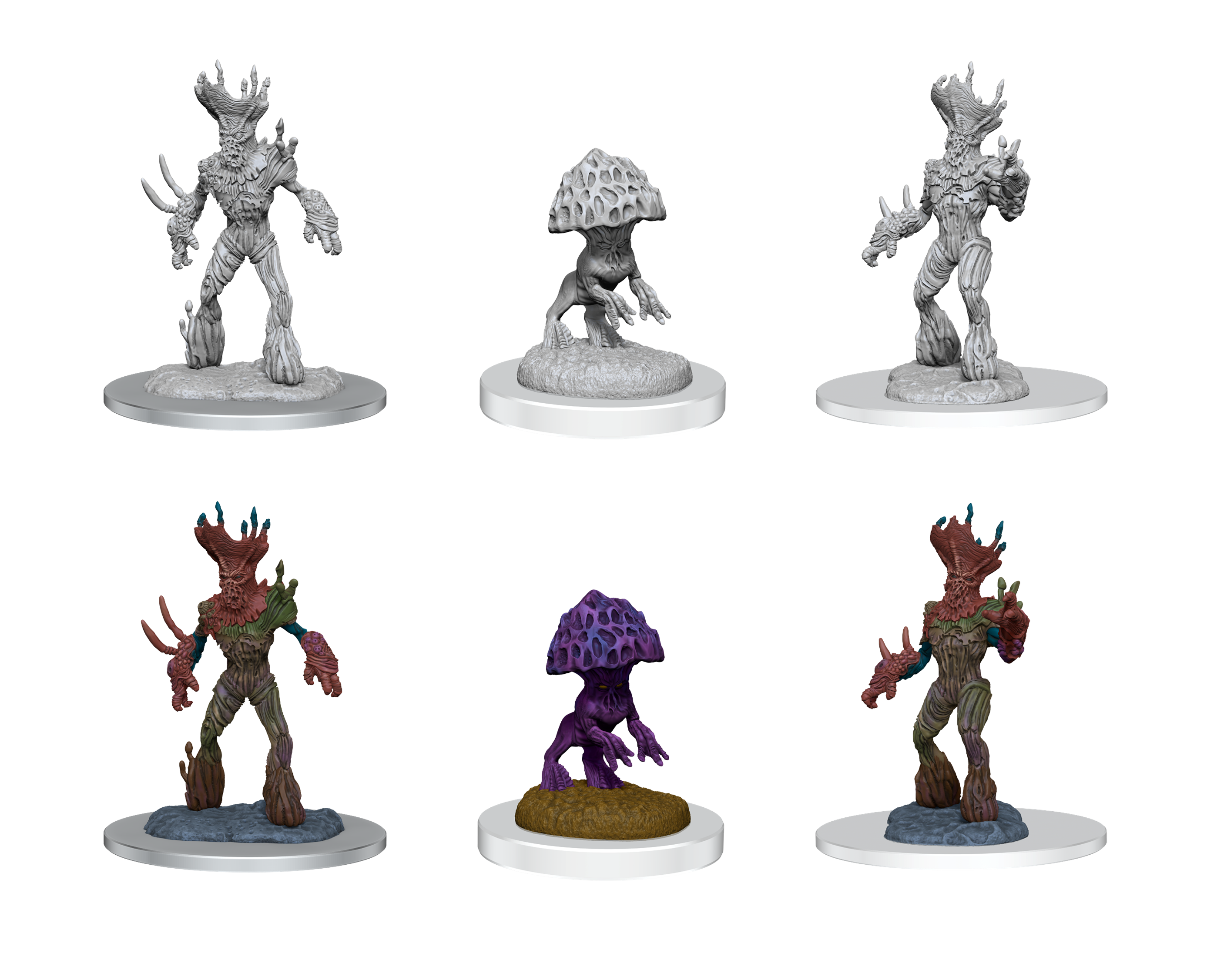 DND UNPAINTED MINIS WV16 MYCONID SOVEREIGN/SPROUTS | The CG Realm