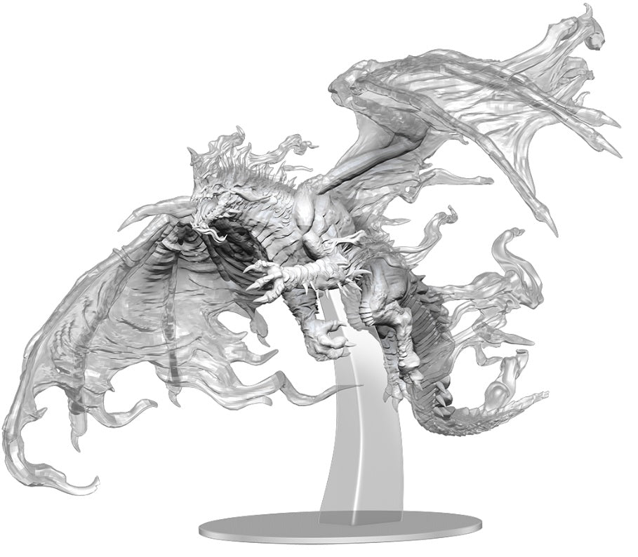 DND UNPAINTED MINIS ADULT BLUE SHADOW DRAGON  (Release Date: Q4 2022) | The CG Realm