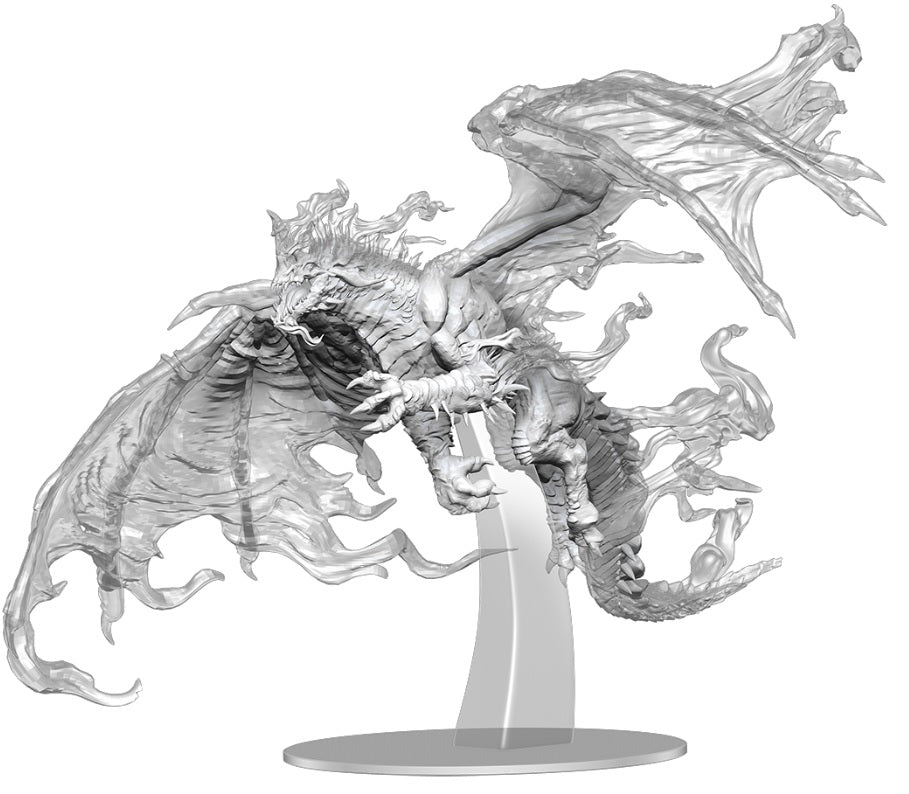 DND UNPAINTED MINIS ADULT BLUE SHADOW DRAGON  (Release Date: Q4 2022)
