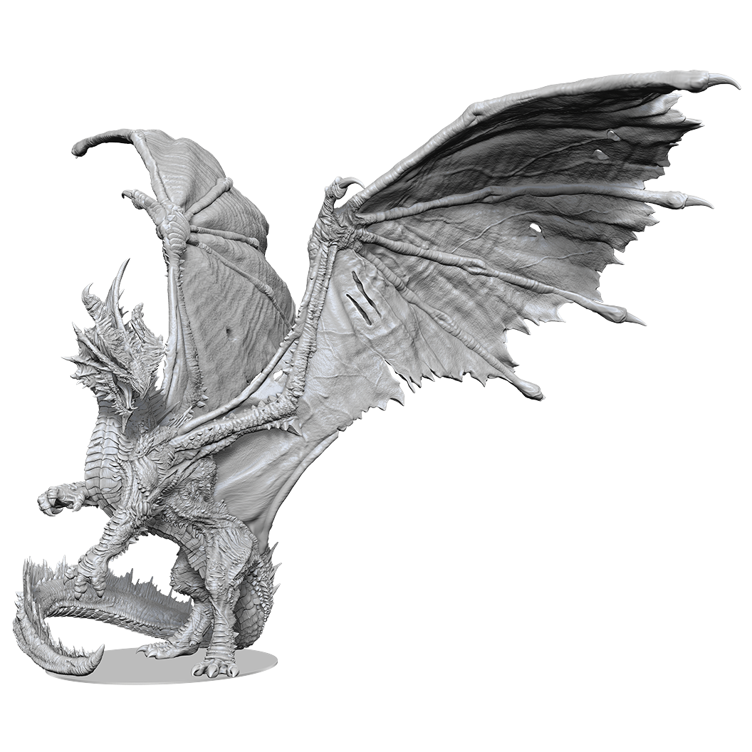 DND UNPAINTED MINIS GARGANTUAN RED DRAGON (Release Date: Q4 2022) | The CG Realm