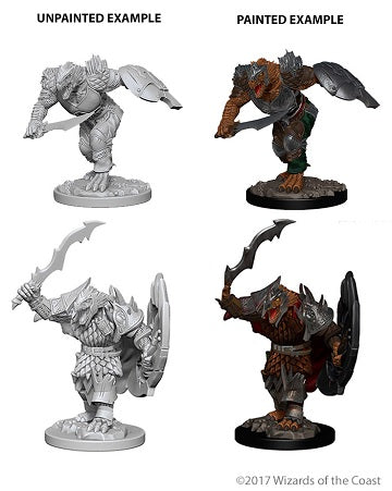 D&D Unpainted Miniature Nolzur's Dragonborn Fighter