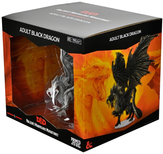 DND UNPAINTED MINIS ADULT BLACK DRAGON (Release Date:  2022 Q4) | The CG Realm