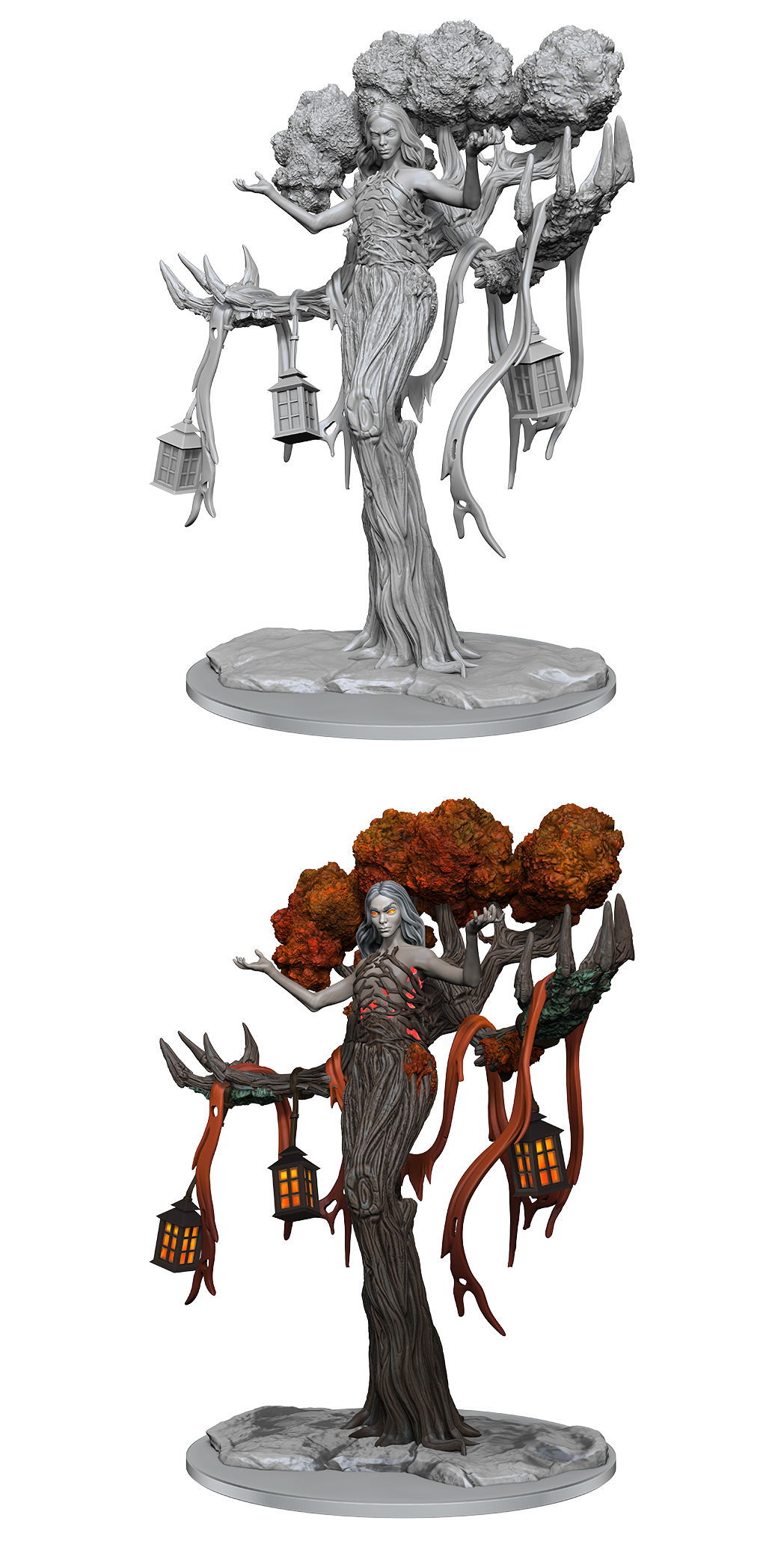 MTG UNPAINTED MINIS WV4 WRENN AND SEVEN | The CG Realm