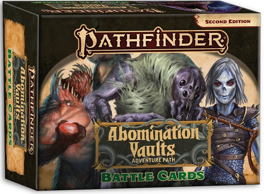 PATHFINDER RPG: ABOMINATION VAULTS BATTLE CARDS | The CG Realm