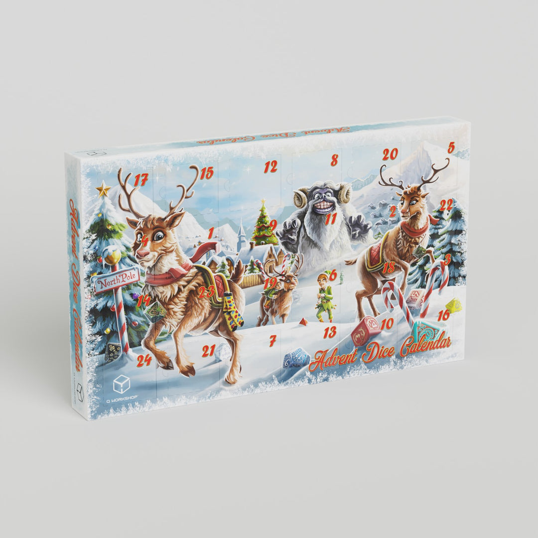 Q-WORKSHOP ADVENT DICE CALENDAR 2022 (Release Date:  2022-10-05)
