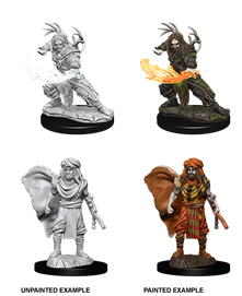 D&D Unpainted Miniature Nolzur's Human Druid