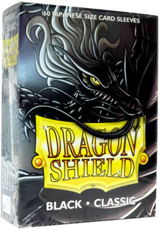 DRAGON SHIELD SLEEVES JAPANESE BLACK 60CT