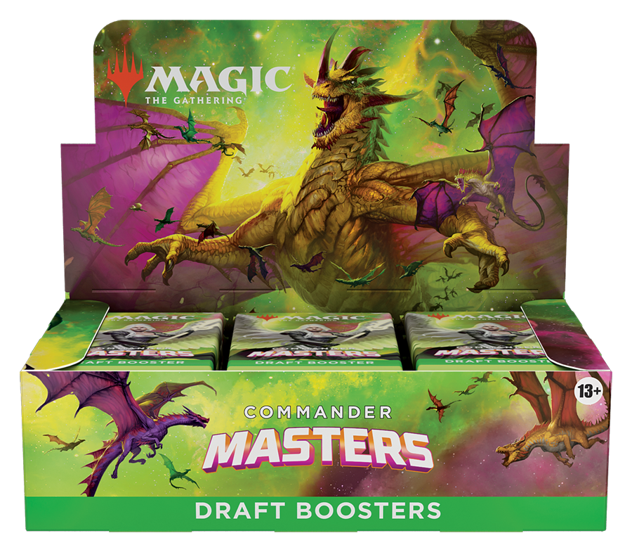 MTG COMMANDER MASTERS DRAFT BOOSTER BOX (Release Date:  2023-08-04) | The CG Realm