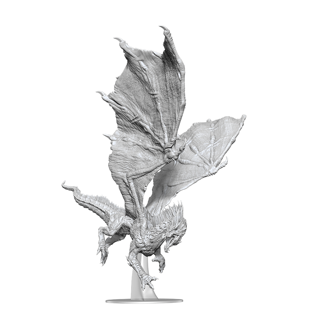 DND UNPAINTED MINIS ADULT GREEN DRAGON (Release Date: Q2/Q3 2022) | The CG Realm