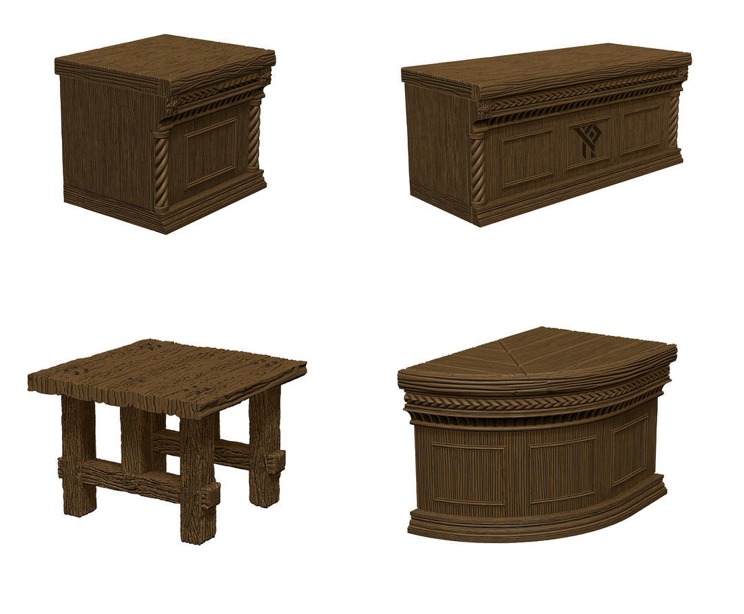 DND ICONS: THE YAWNING PORTAL INN BARS & TABLES
