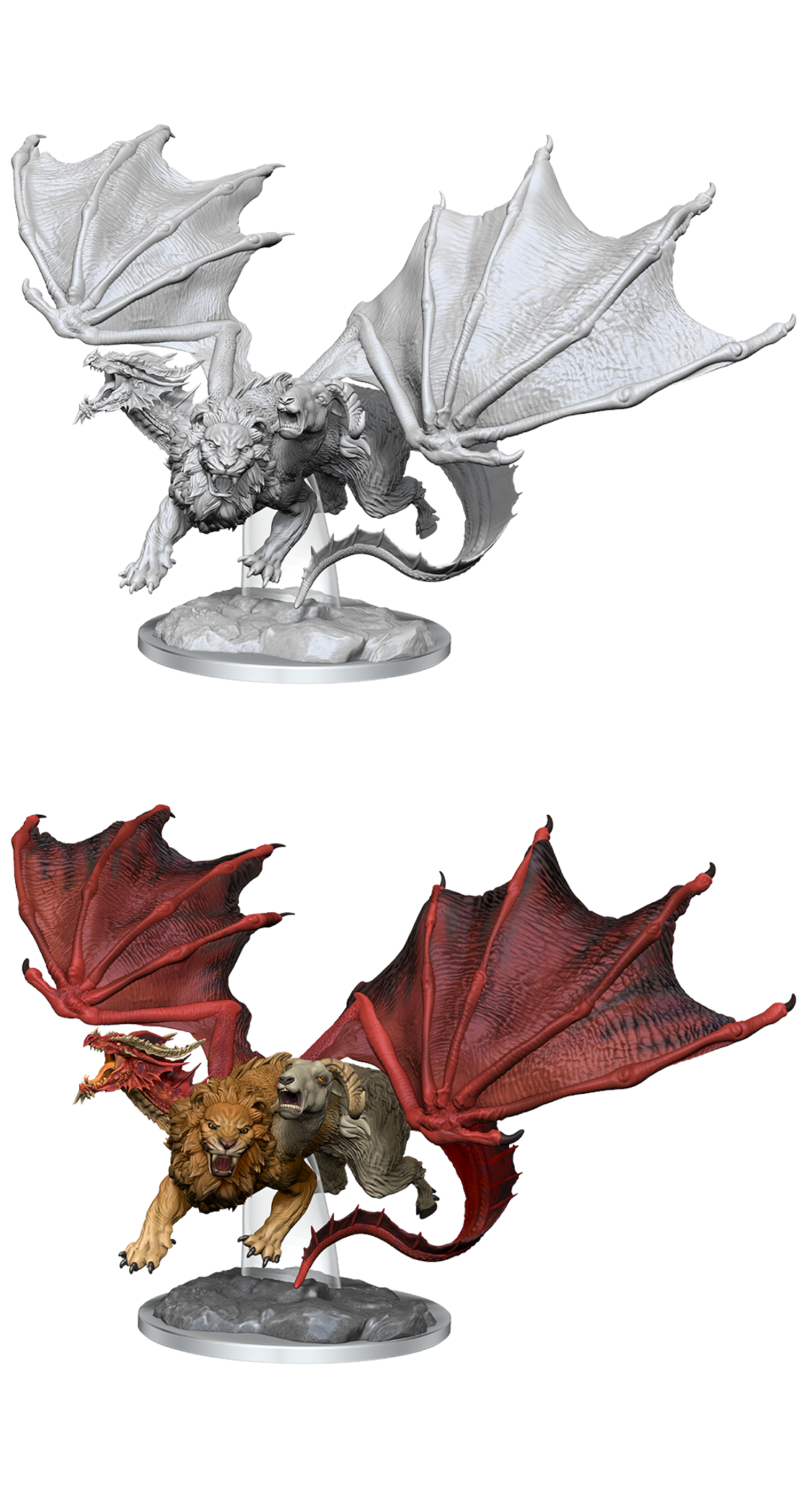 DND UNPAINTED MINIS WV16 CHIMERA | The CG Realm