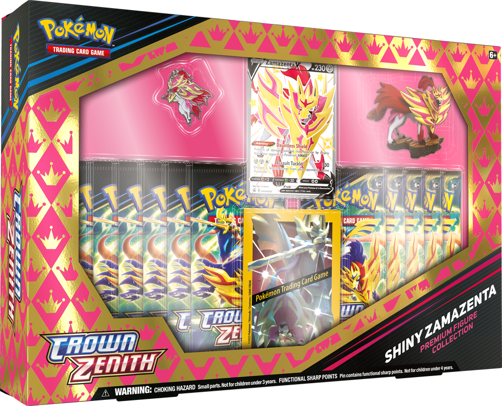 POKEMON SWSH12.5 CROWN ZENITH PREM FIGURE COLL Shiny Zamazenta(Release Date:  2023-05-05) | The CG Realm