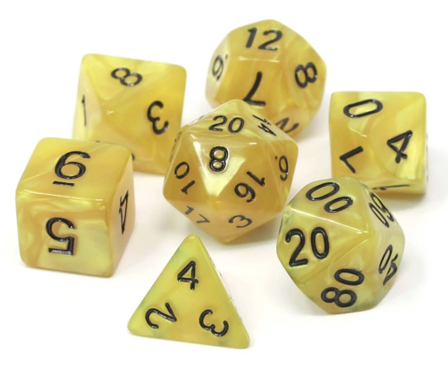 POLY RPG SET - GOLD DOUBLOONS
