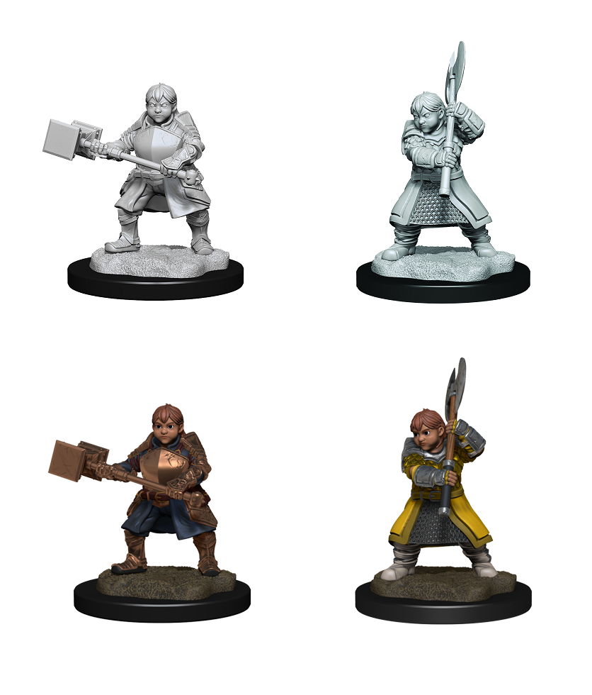 CR UNPAINTED MINIS WV1 DWARF EMPIRE FIGHTER FEMALE | The CG Realm