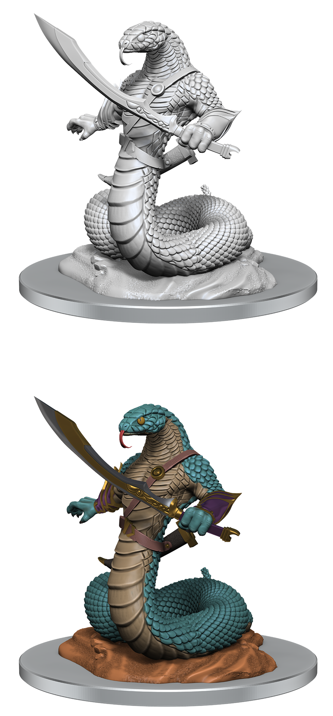 DND UNPAINTED MINIS WV18 YUAN-TI ABOMINATION | The CG Realm