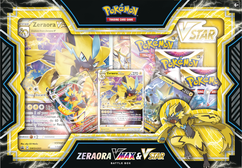 POKEMON ZERAORA VMAX AND VSTAR BATTLE BX (Release Date:  2022-10-14)