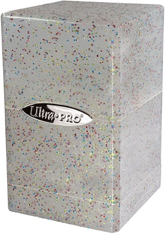 UP D-BOX SATIN TOWER GLITTER CLEAR