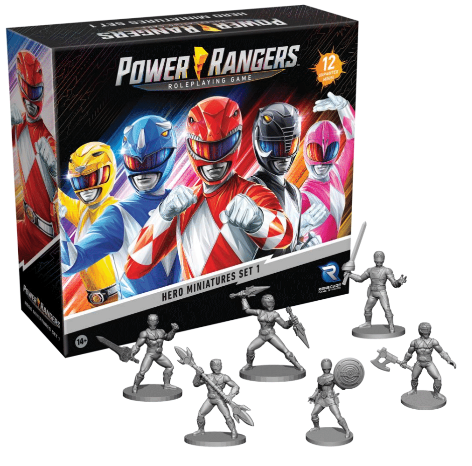 POWER RANGERS RPG HERO MINIATURES SET 1 | The CG Realm