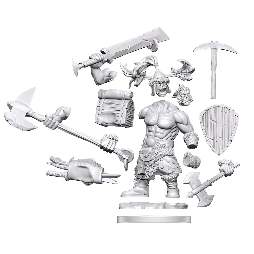 DND FRAMEWORKS: ORC BARBARIAN MALE | The CG Realm