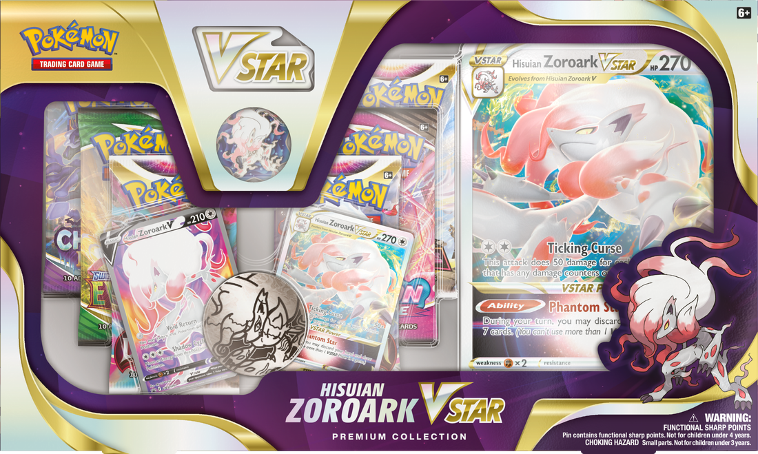 POKEMON HISUIAN ZOROARK VSTAR PREMIUM COLL (Release Date:  2022-10-28) | The CG Realm